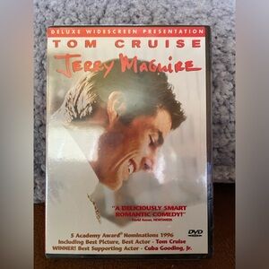 DVD Deluxe widescreen 1996 Tom Cruise in Jerry MaGuire  still sealed